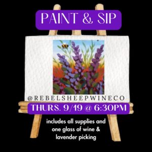 Paint & Sip - Sept 19, 2024