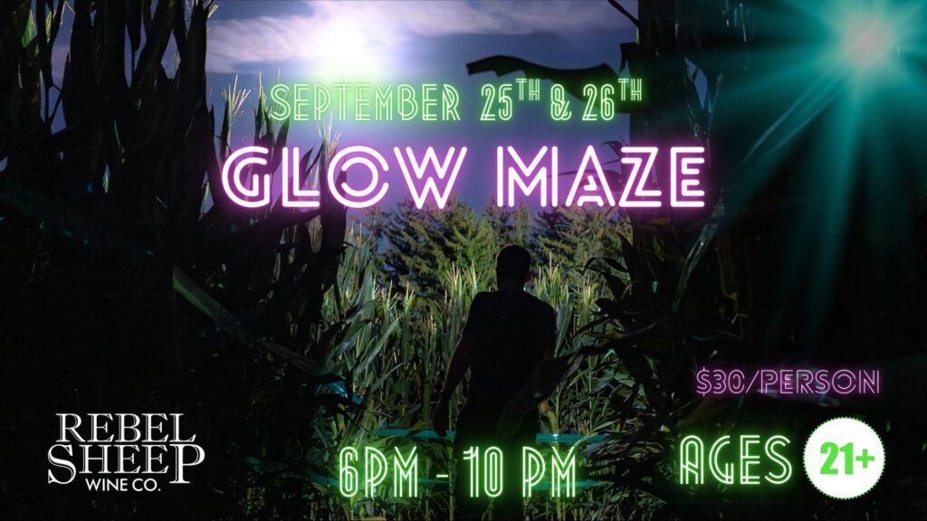 21+ Glow Maze at Stony Hill Farms - Sept 25-26 (Chester, NJ)
